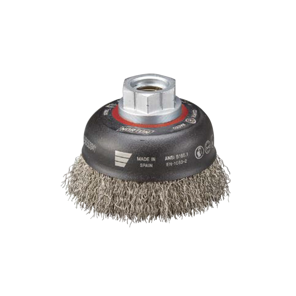 Norton 3-Inch Crimped Wire Cup Brush from GME Supply